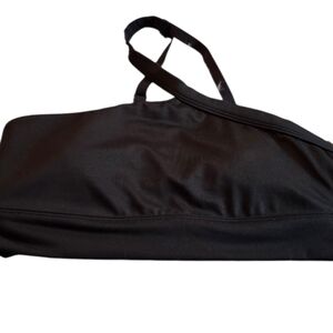 VS PINK Relay One-Shoulder Sports Bra Black Size Large NWT